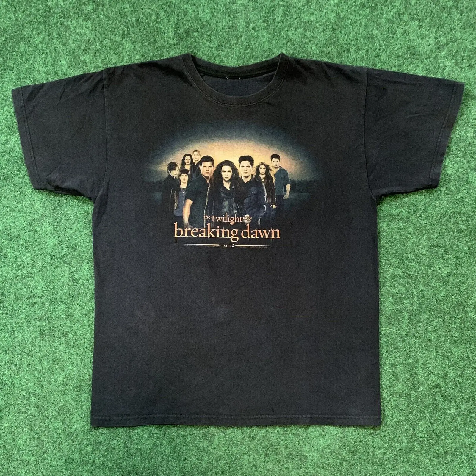 Twilight Saga Breaking Dawn Part 2 T Shirt Mens Large 2012 Movie Promo Black