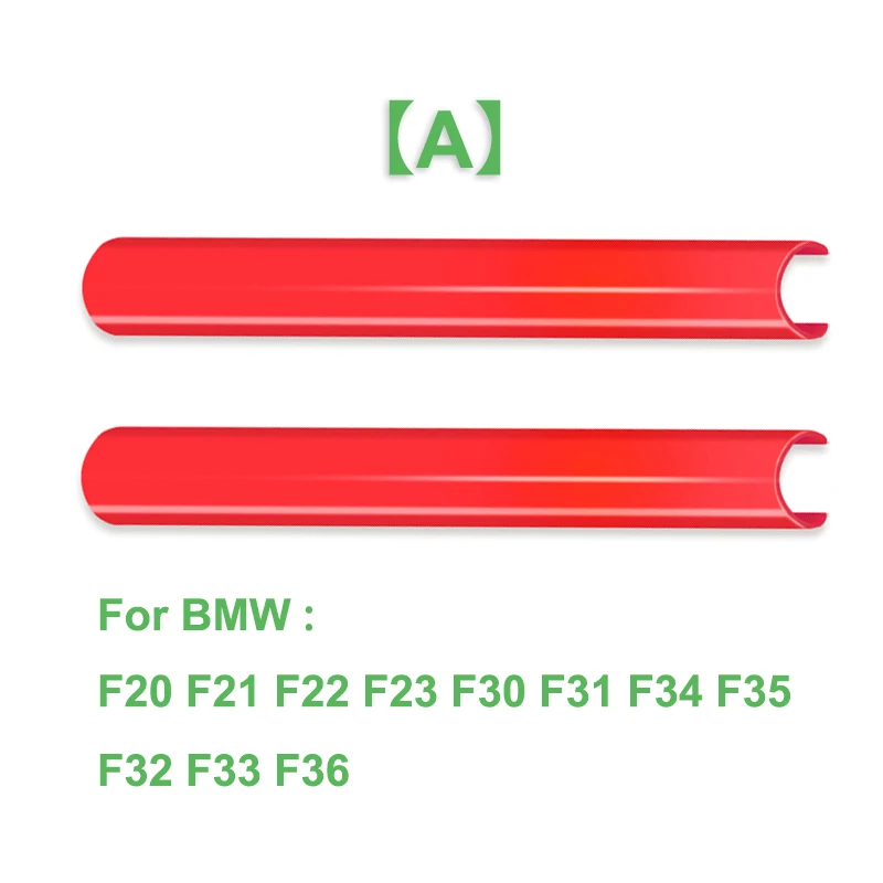 Dual Set Front Grille Trim Strips Cover Frame Stickers