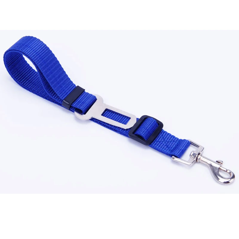 Pet Dog Cat Car Seat Belt Dog Accessories Adjustable Harness Lead Leash Small Medium Travel Clip Puppy Collar Leash Pet Supplies