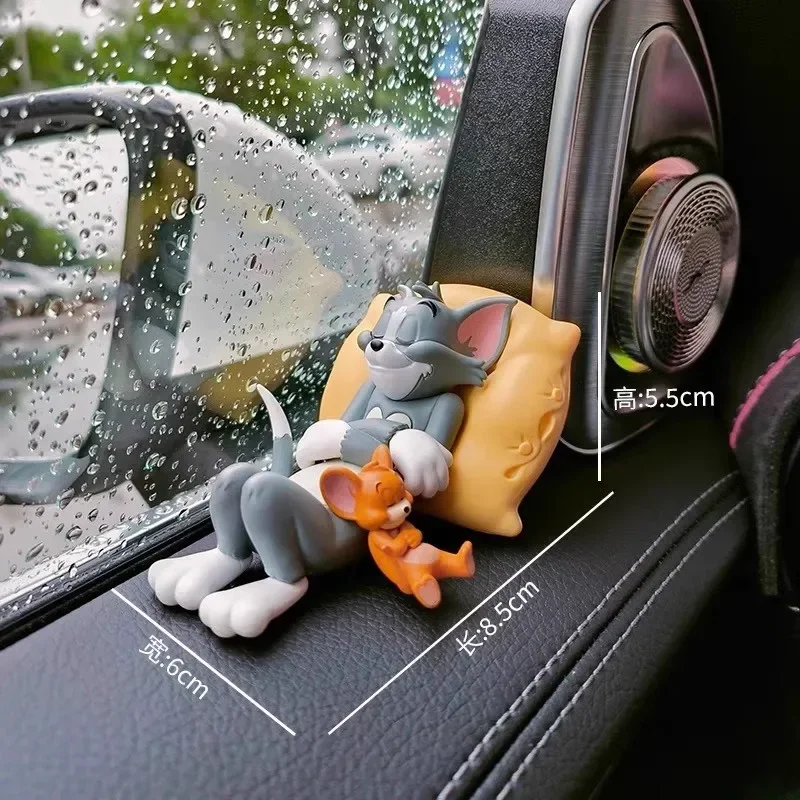 Adorable Cartoon Duo Miniature Ornament