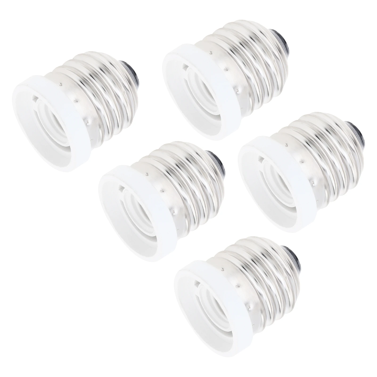 5pcs/lot Light Bulb Socket Adapter Medium Base E26 to Candelabra E12 Screw Reducer heatless and long-lasting