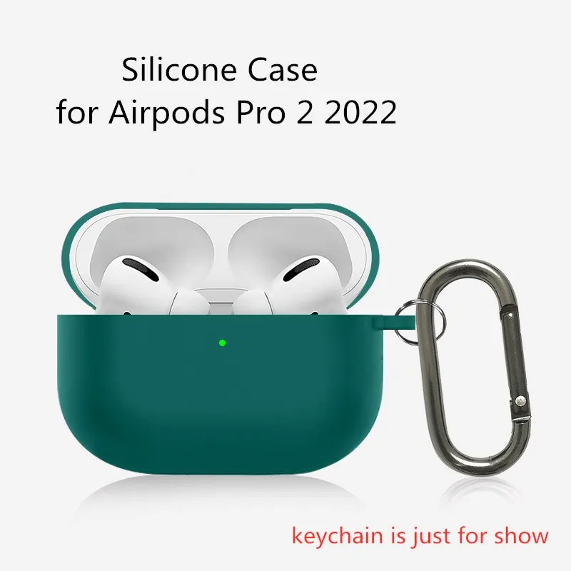 

Для AirPods Pro 2 Чехол Силиконовые Мягкие airpods 2da generacion Front светодиодный Видимый airpod pro 2022 протектор для AirPods Pro 2 Чехол