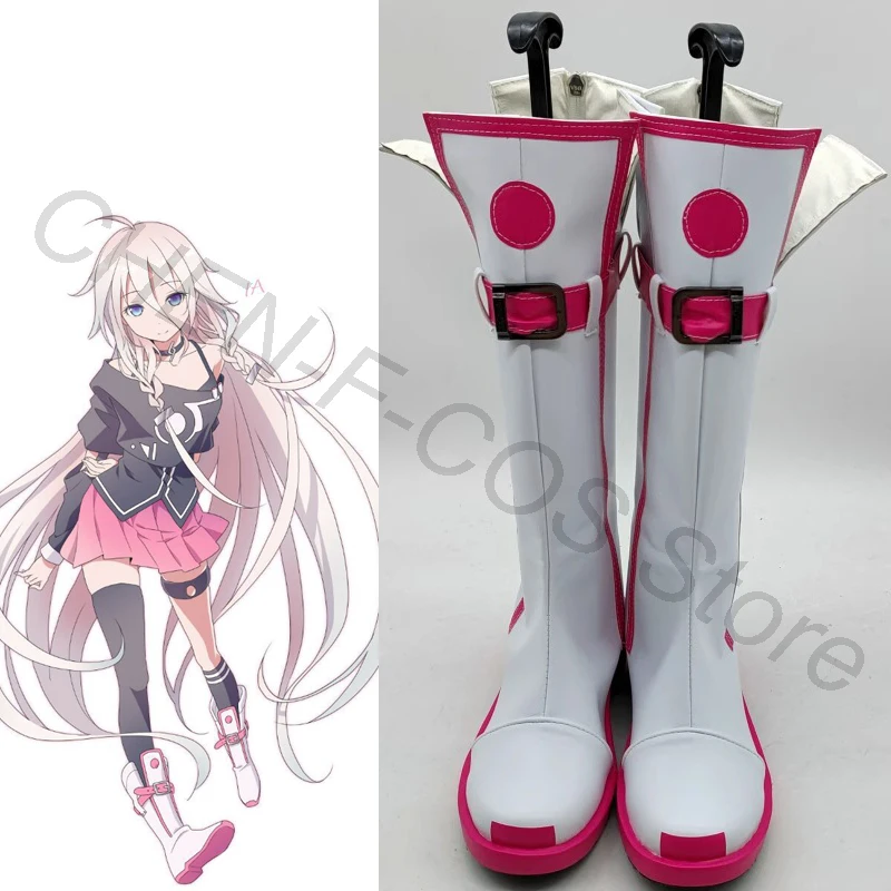 VOCALOID3 ボーカロイド IA（イア）風 コスプレ 通用ブーツ靴
