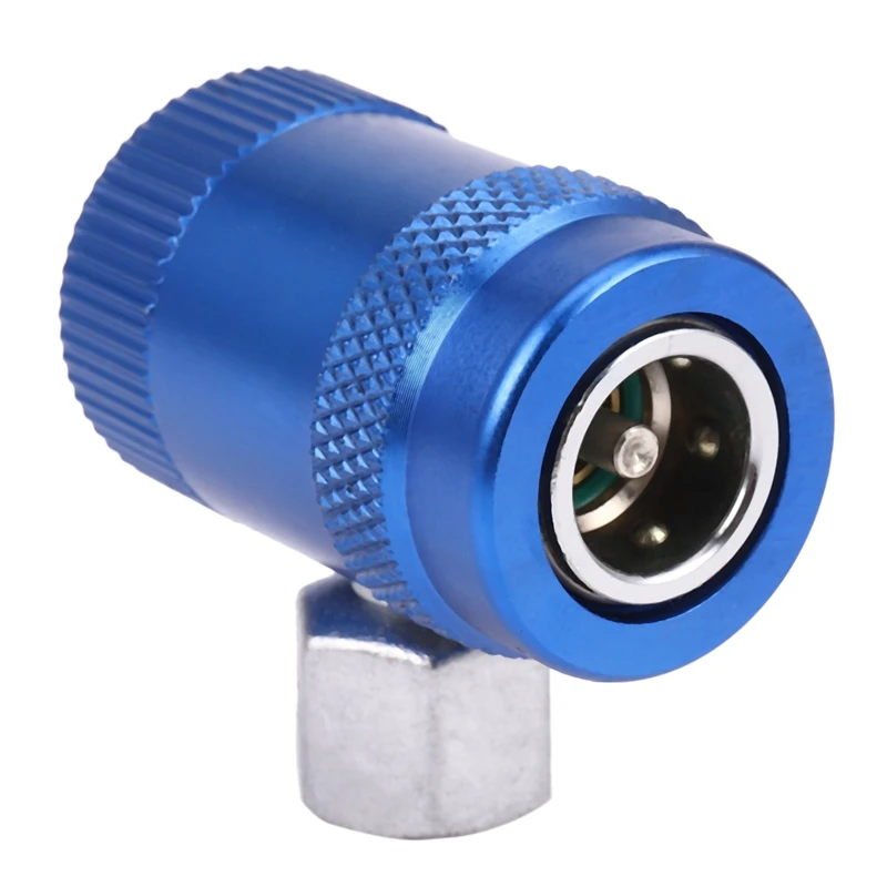 AUTO -Car Auto AC High / Low Side R1234yf Quick Couplers Adapters Conversion Kit With Manual Couplers