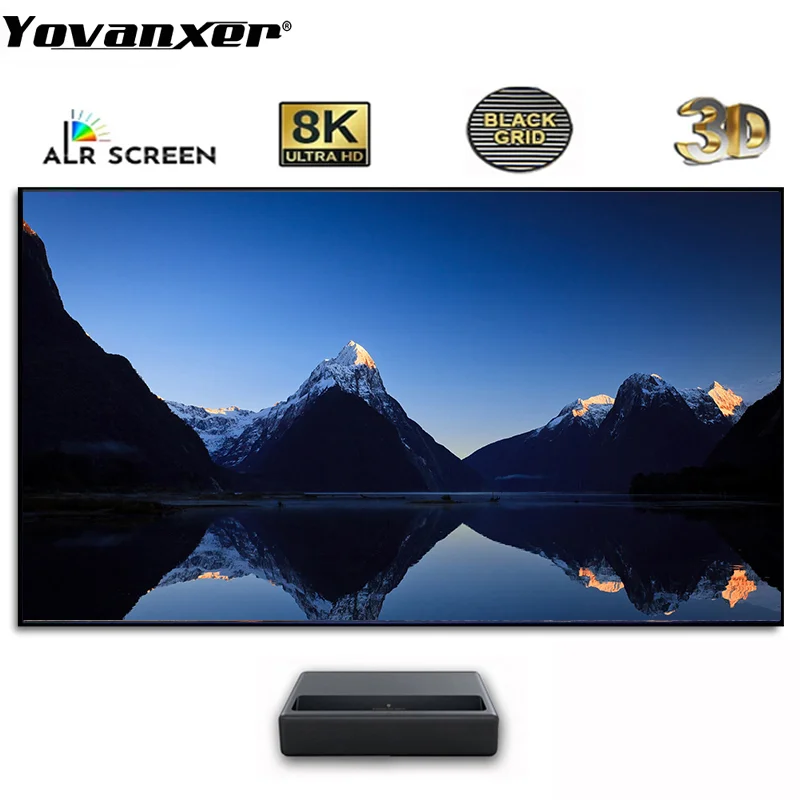 Yovanxer-150-Inch-T-Prism-ALR-Fixed-Frame-Projection-Screen-For-Home ...