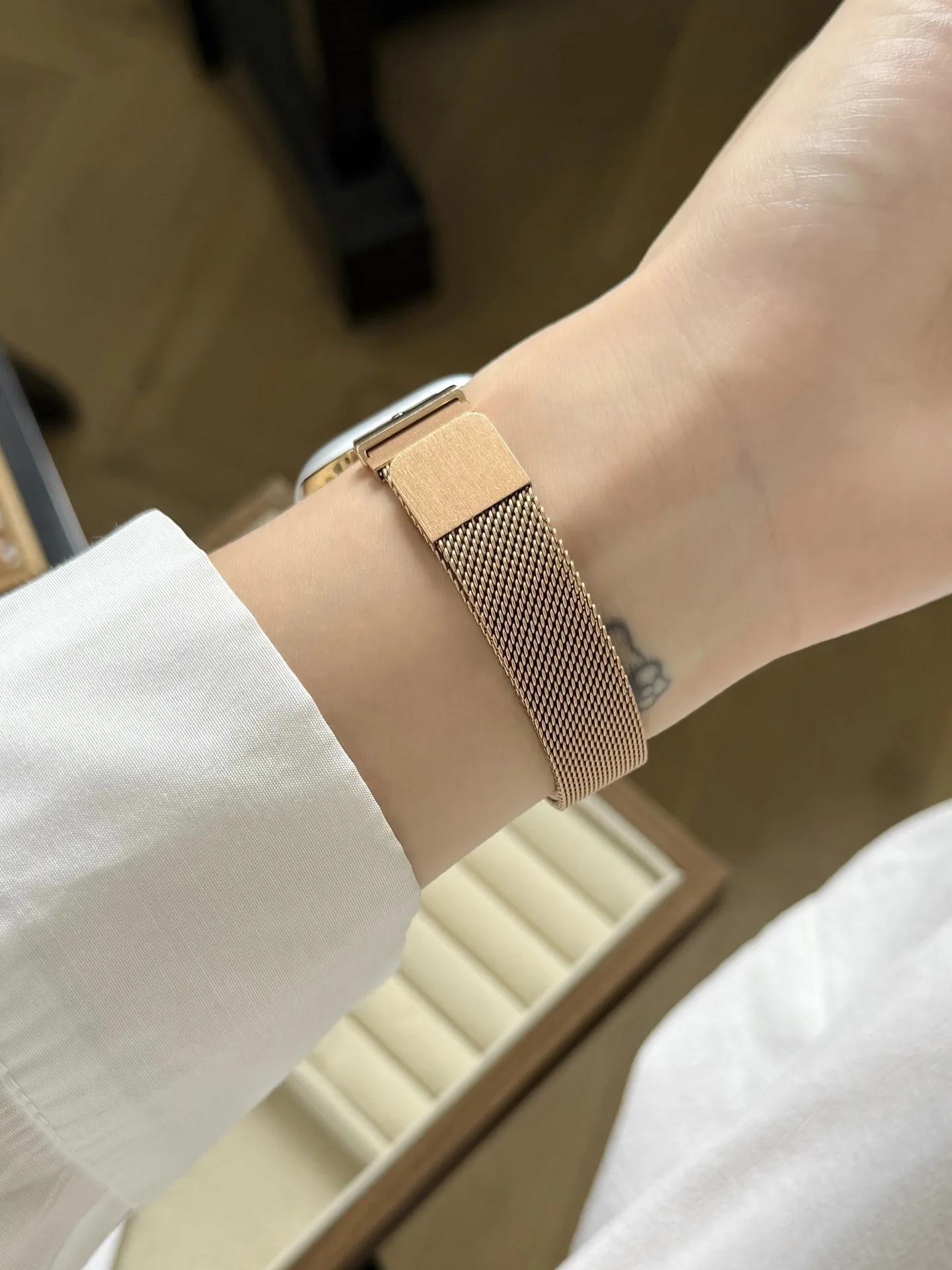 Premium Stainless Steel Watch Strap - 18mm, 20mm, 22mm Adjustable Band