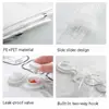 6 Pack Hanging Vacuum Storage Bag Reusable Space Saver Compressed Bag with Hangers for Clothing for Jacket, Suits, Dress, 6