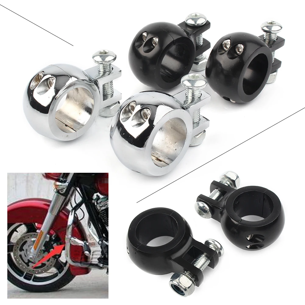 

32mm Universal Motorcycle Engine Crash Bar Highway Foot Peg Mount Bracket For Harley CNC Aluminum