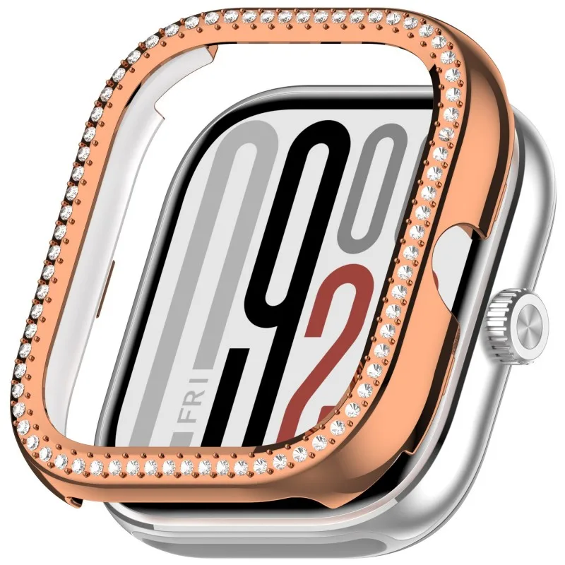 Bling Diamond Crystal Watch Bumper Protective Cover in Hollow Design