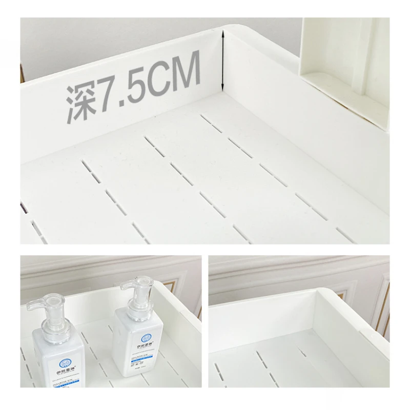 Multi-function Trolley Beauty Salon ABS Rolling Trolleys with Wheels Small Rack Use for Family Beauty Parlor Salon Furniture