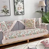 Modern Rural Jacquard Couch Mats Comfortable Soft Non Slip Breathable Sofa Towel Versatile Living Room Decoration Seat Cushion 2
