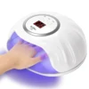 72W UV LED Nail Lamp  Professional Nail Dryer with 24 Light Beads 3 Timer Settings and Display Auto Sensor for Salon & Home 1