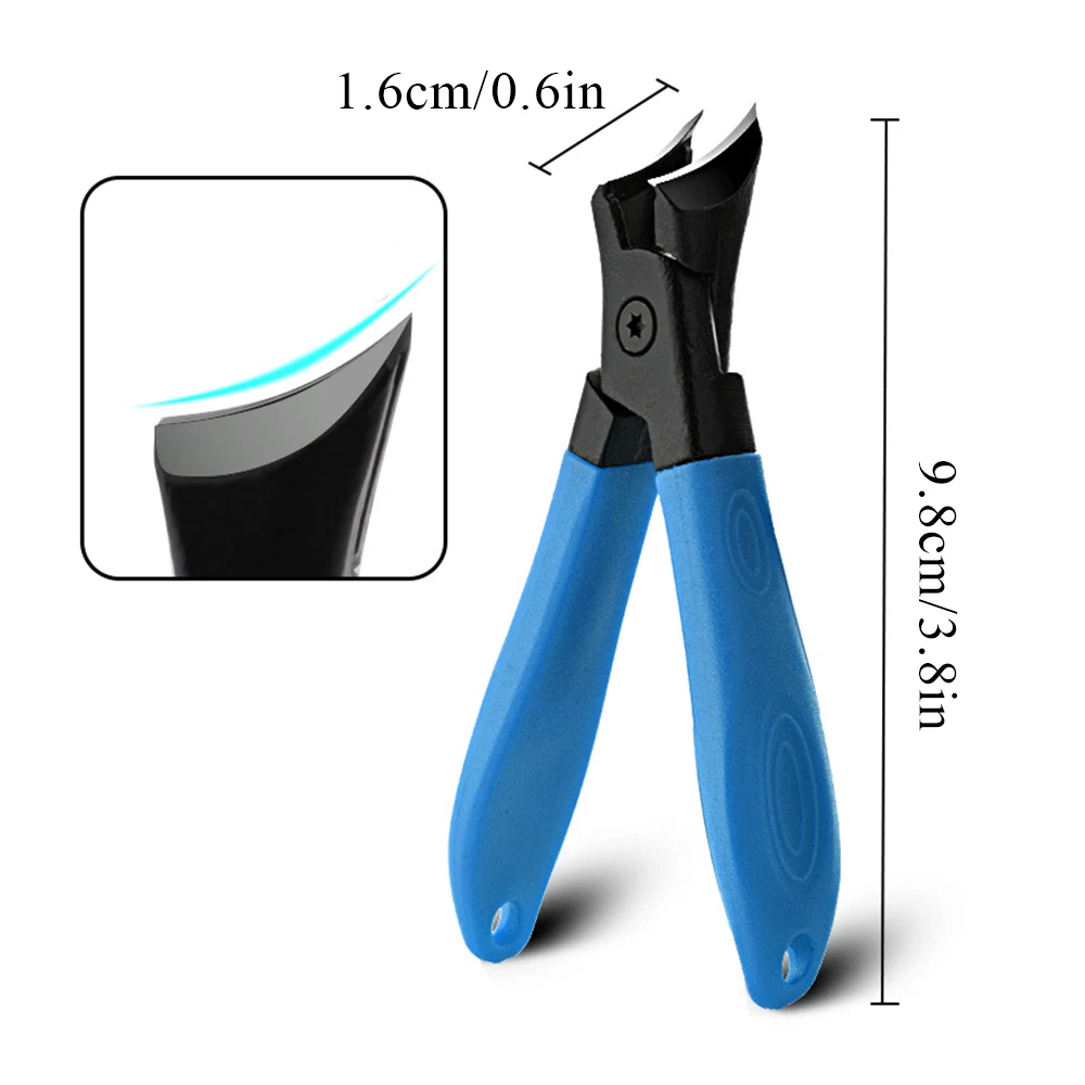 Nail Clippers, Flat & Beveled Nail Cutter, Splash-proof Nail