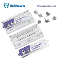 10ชุดอุปกรณ์จัดฟันมาตรฐานพร้อมตะขอแขวนโลหะ MBT ใช้สำหรับทันตกรรมจัดฟันพร้อมช่องเสียบ0.022 345อุปกรณ์หมอฟันวัสดุสำหรับทันตกรรม 1