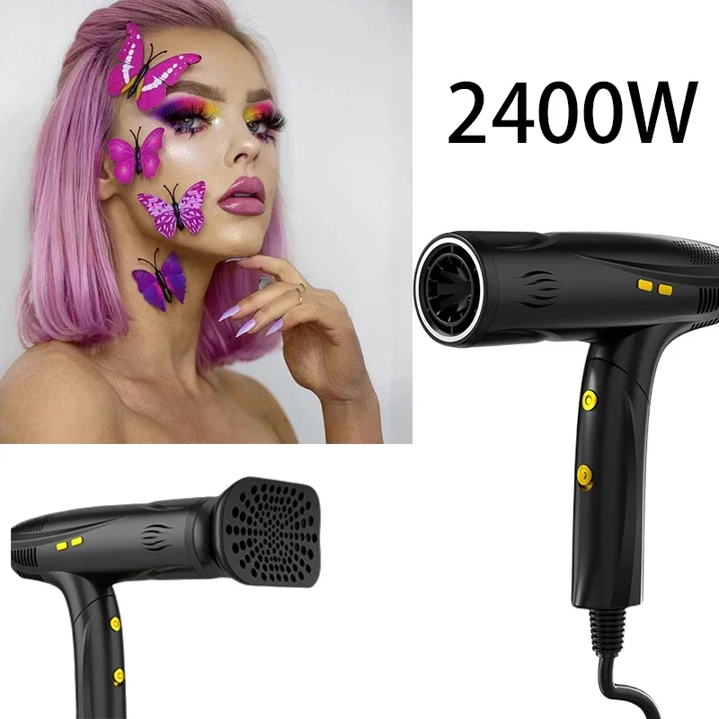 2400W  Powerful Hair Dryer Negative Ion Hair Care Professinal Hairdryer Quick Dry Home Salon Tools Foldable Electric Hair Blower 3