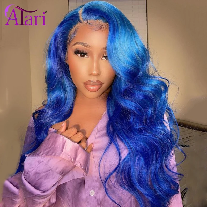 blue wigs lace front