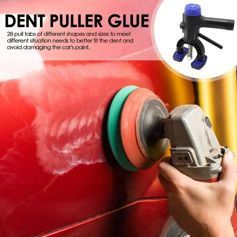 

Dent Repair Kit Adjustable Auto Dent Puller For Car Body Repair Rotating Vehicles Maintenance Handle Lifter For Washing Machine