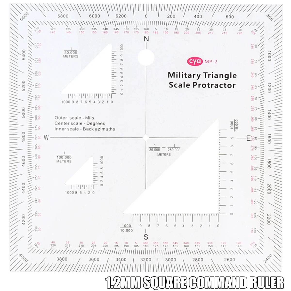 Coordinate Scale Outdoor Survival Supplies for UTM/MGRS/USNG Metric-based Coordinate Systems 1:25000 1:50000 1:100000 1:250000