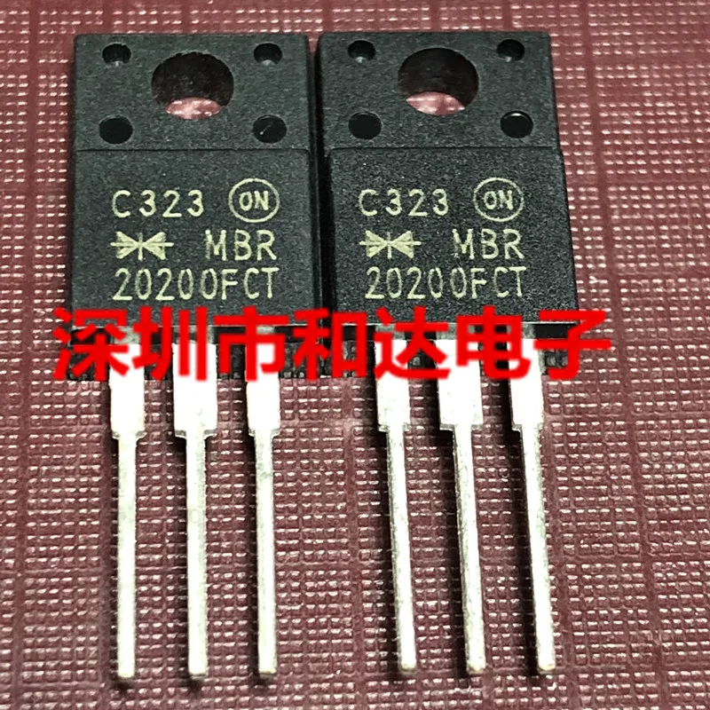 

5PCS-10PCS MBR20200FCT TO-220F 200V 20A NEW AND ORIGINAL ON STOCK