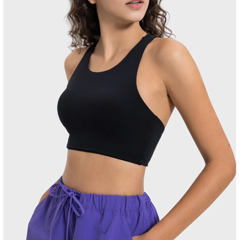Solid Color Yoga Tight Sports Bras For Women Women's Fitness Zipper Bra Sportswear Woman Gym Training Female Crop Tops