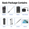 Baofeng AR26 Walkie Talkie Long Range GPS Phone APP Wireless Programming Air Band Recording Two Way Radio Type-C Charge 6