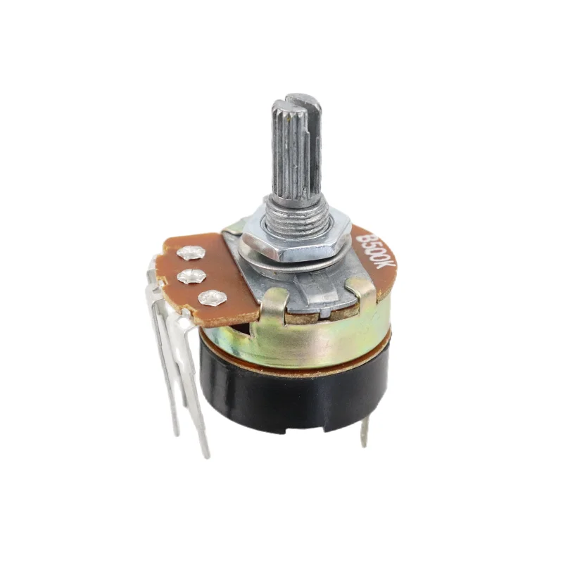 Wire Wound Potentiometer Adjustable resistance speed regulator switch potentiometer B500K B50K B10K WH138-1