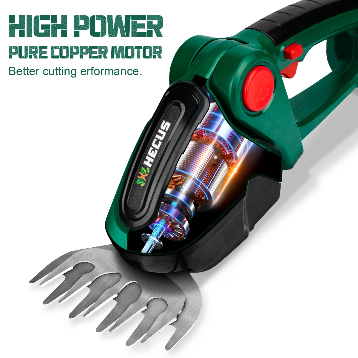 2 IN 1 Cordless Electric Hedge Trimmer Lawn Mower Household Shrub Weeding Pruning Mower Garden Tools for Makita 18V Battery 4