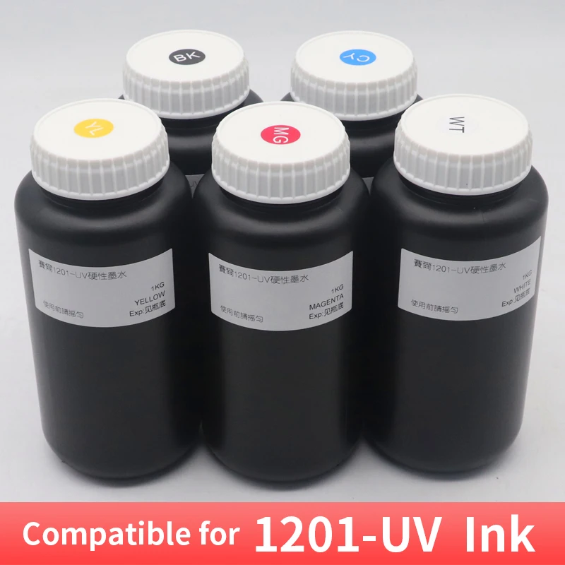 Oottle Omompatible Omaar Nnnk or ou Head Aar Cabeça de Impressão 1201uv Tinta de Impressão Xaar 1201 Tinta de Impressão 3ink Tinta da Tabuleta de Tinta 1201nnk 1201 Nnnk 1000ml