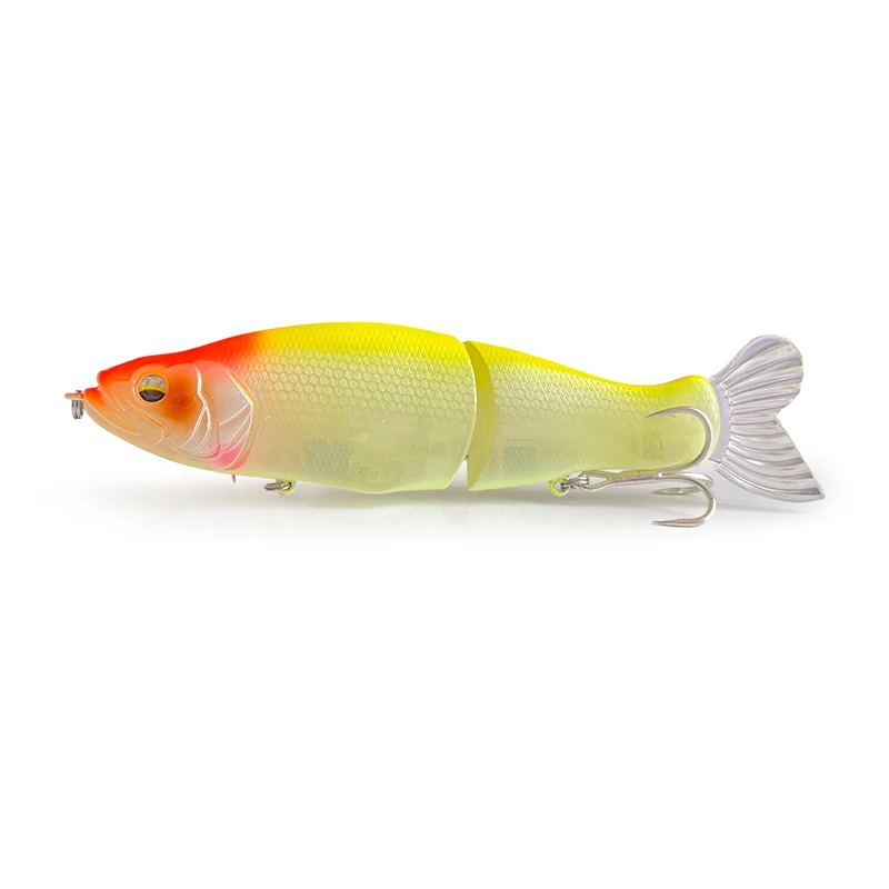 140 mm Angelköder Jointbait Swimbait Köder zum Angeln Hechtköder Angelgerät Predator Angelhaken Schwimmender Köder Sinkend – Detail 11