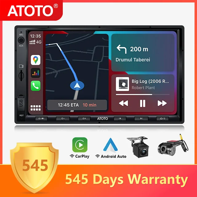 ANDROID - エイノ　2台 Atoto S8 7 Inch Touch Screen Android 10.0 2 Din Car Radio