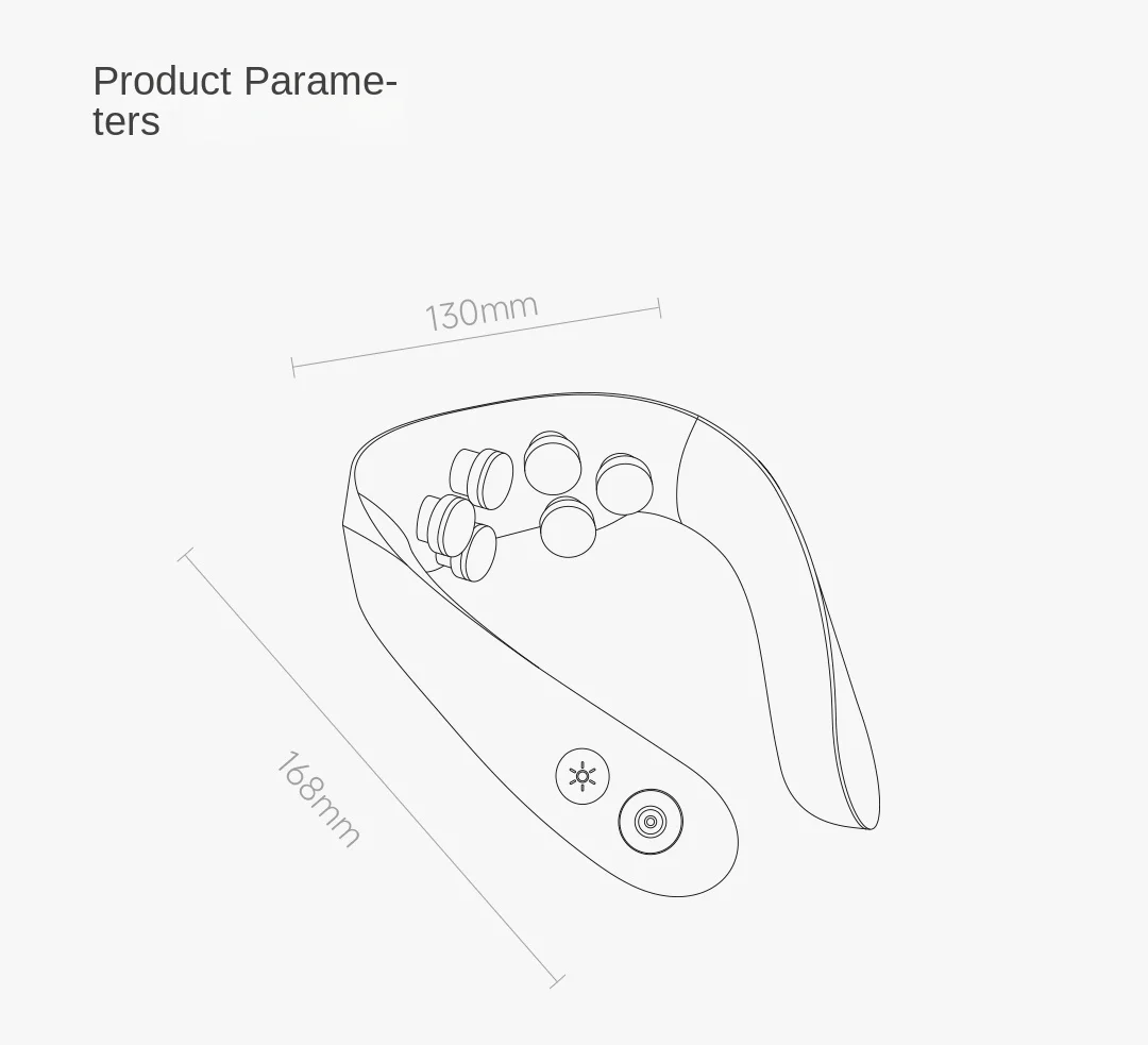 Momoda 6D Nackenmassagegerät mit Vibrationsfunktion für die Halswirbelsäule – Persönliche Gesundheitspflege, Entspannung, Körperbehandlung, Massagegerät_voghion.com