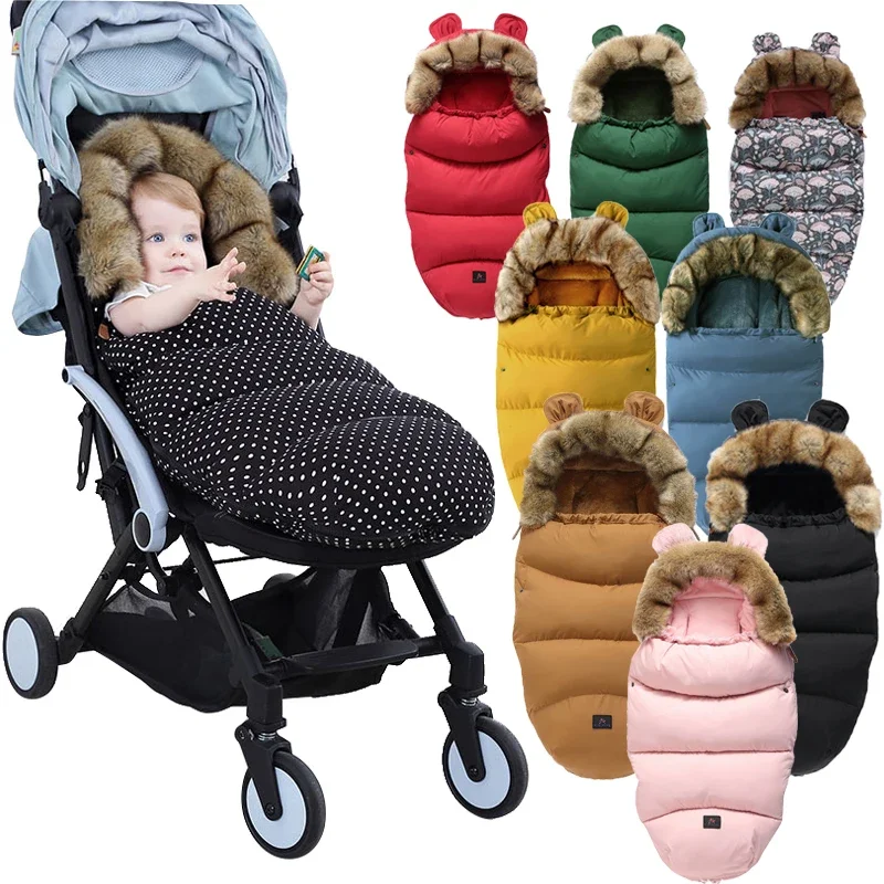 Teddy Cotton Baby Footmuff, Baby Sleeping Bag for Stroller/ Pram