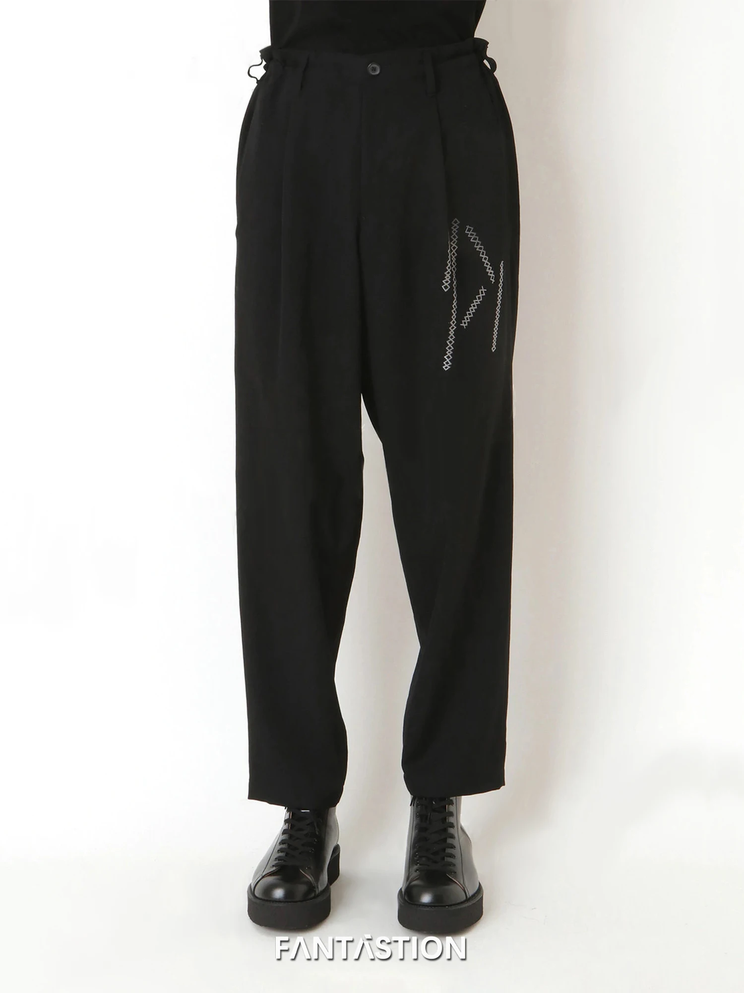 FANTASTION original wave pattern embroidery Man pants customs free shipping products Male clothes Men's clothing New pant