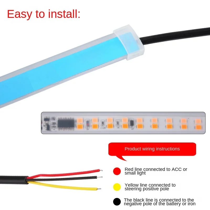 LED DRL ڵ ְ ,   帧 DRL LED Ʈ, ڵ Ʈ,   õ, , 12V, 2 
