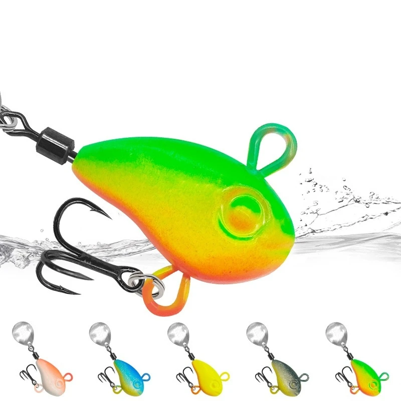 Fish Sinking 7G 15G VIB Lure Spoon Spinner Fishing Bait Wobblers Metal Jig