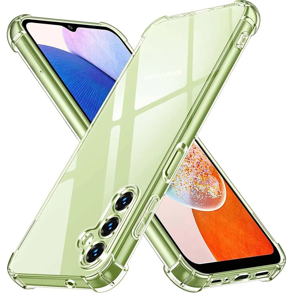 For Samsung Galaxy A14 5G, Transparent Clear Case Soft TPU Rubber Slim  Cover