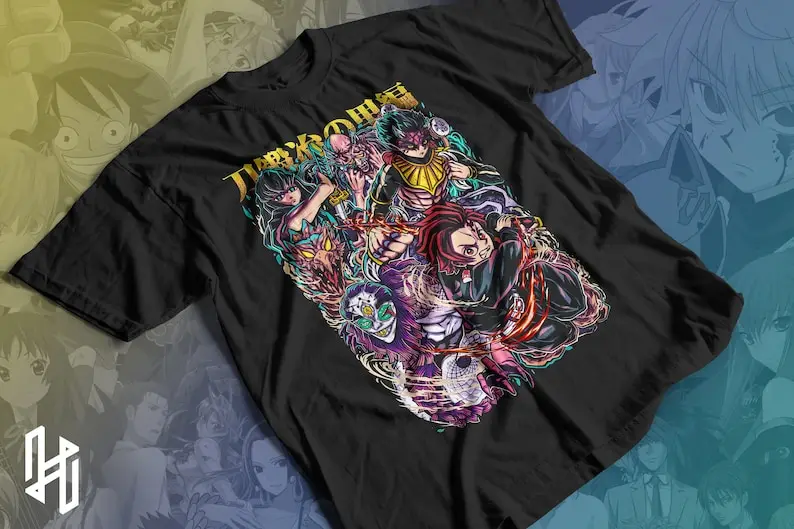 Demons  Tshirt Unisex,  Manga   Lover Shirt, Graphic  Tee, Manga Shirt, Japanese