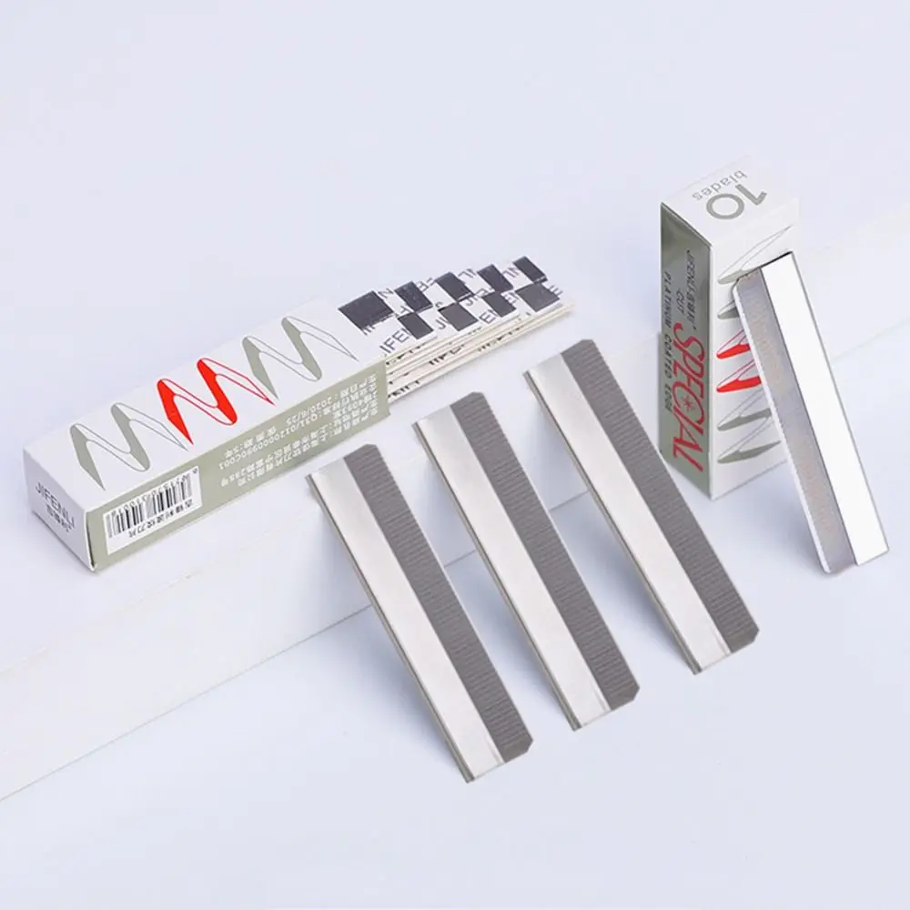 30pcs Scraping Stainless Steel Microblading Razor Blade Brow Tattoo Eyebrow Pencil Trimmer for Permanent Makeup