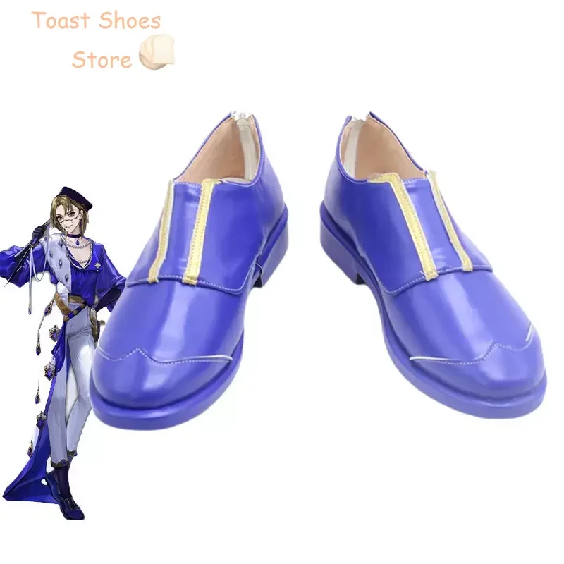 

Game Path to Nowhere Mc-queen Cosplay Shoes PU Leather Shoes Halloween Boots Cosplay Props Costume Prop