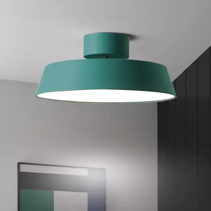 

Modern LED Ceiling Light Nordic Macaron Rotatable Lamps For Hallway Entrance Bedroom Living Room Bar Illumination Fixture Lustre