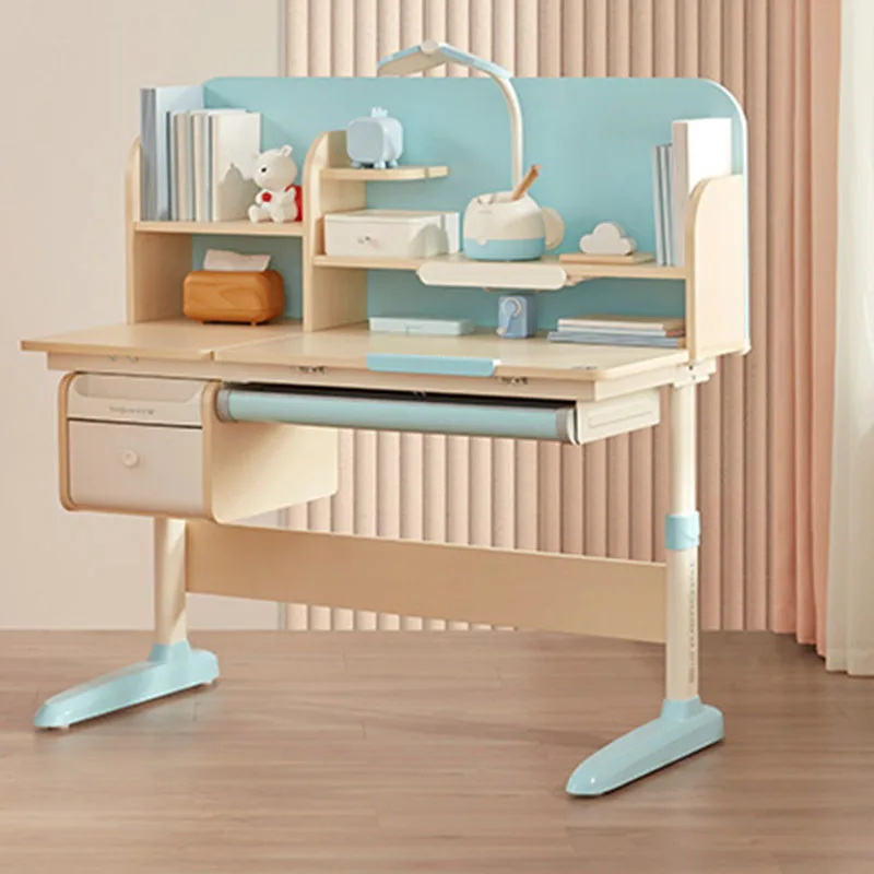 Child Minimalist Desk Office Study Makeup Study Table Students School Toddler Tavolino Bambini Con Sedie Children Furniture
