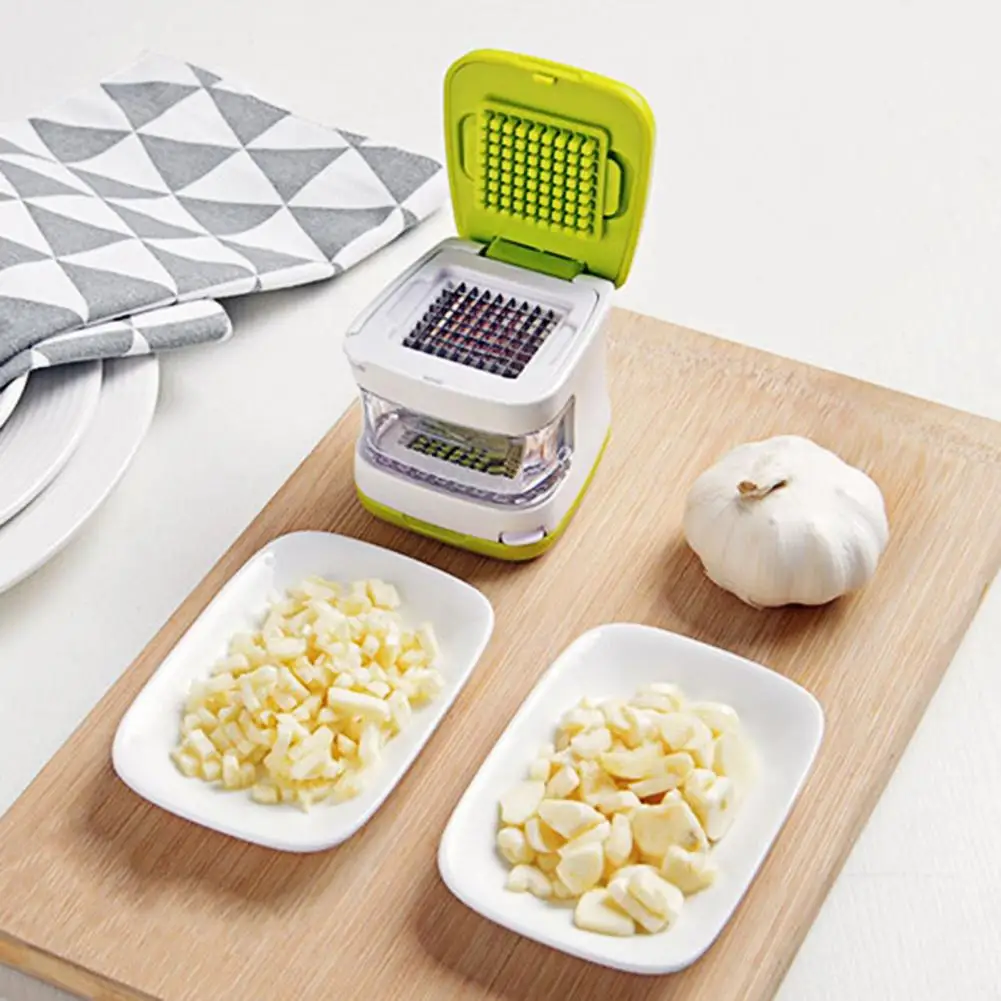 6.5*7cm Garlic Press Slicer Manual Mincer Grater Slicer Non-Slip Handle Ginger Spice Grinder Kitchen Gadget For Home Restaurant