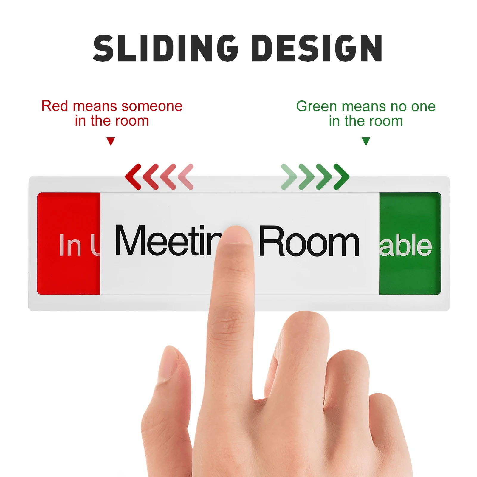 Sign Door Office Occupied Privacy Not Room Do Disturb Meeting Signs Indicator Slider Signboard Available Slide Door Sign