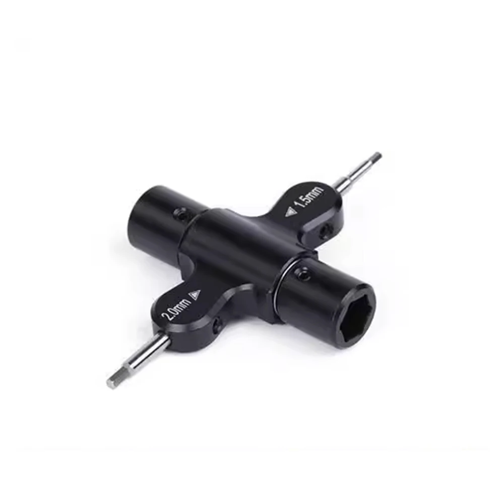 M5 렌치 1.5mm/2mm 드라이버 기존 M2/M3 나사용 단방향 베어링 도구가 내장된 프로펠러 제거 도구