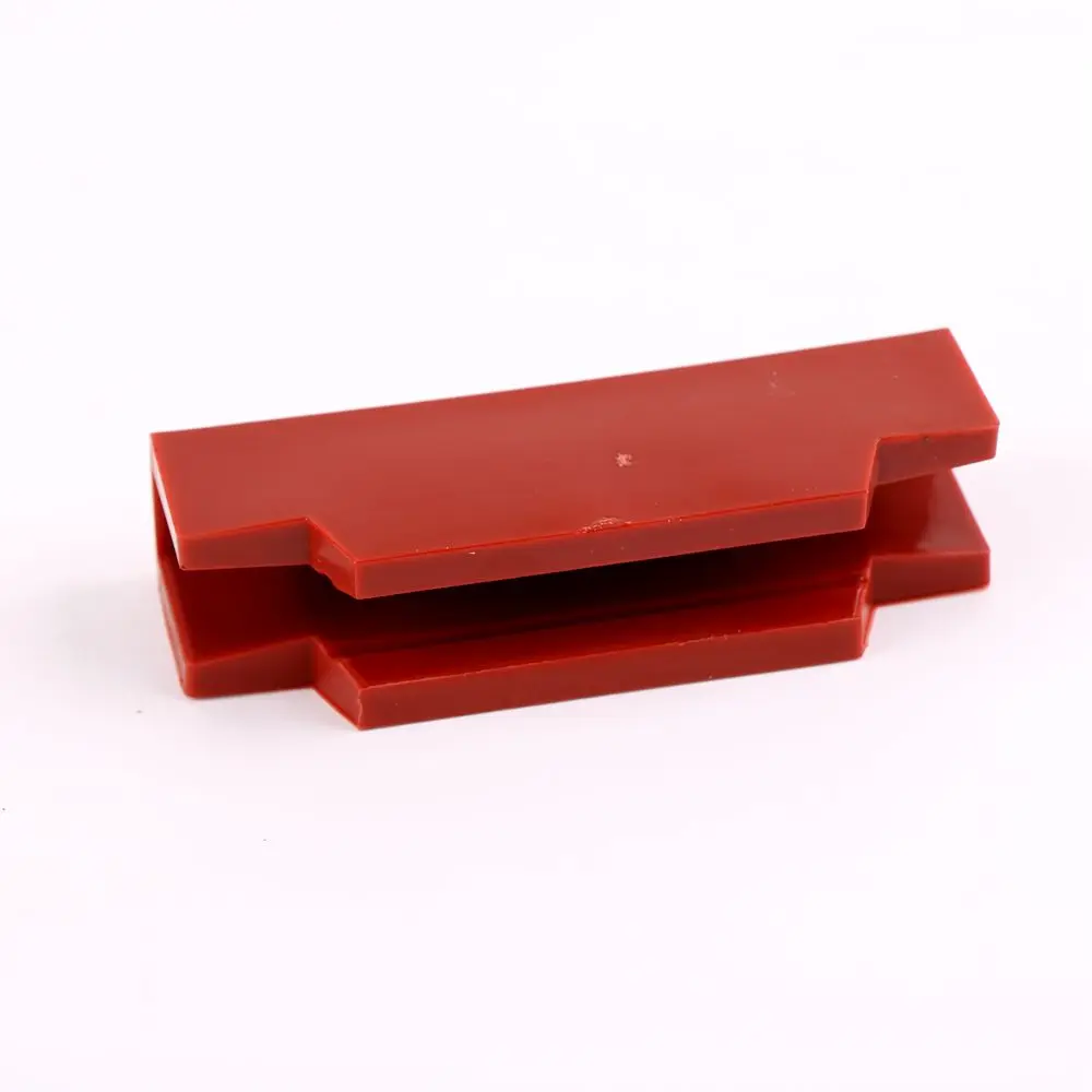 Elevator Guide Shoe Busher Liner length = 120mm Applicable to Mitsubishi Elevator 9mmTHK guide rail Red polyurethane material 1pcs