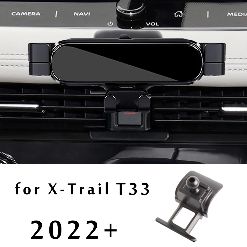 Car Mobile Phone Holder For Nissan X-Trail T32 T33 Qashqai J11 Air Vent GPS Gravity Stand Navigation Bracket