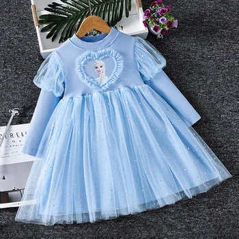 Elsa Frozen Princess Dress 1