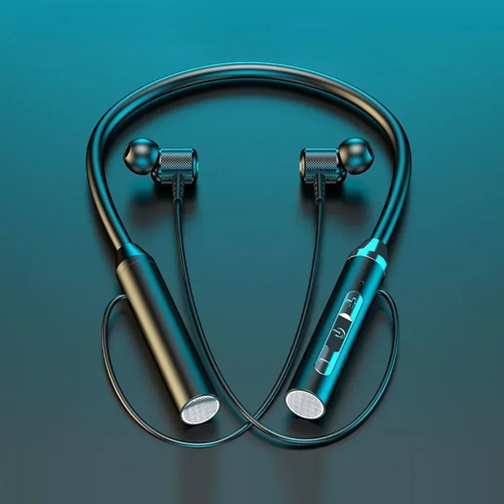 Description Picture 2 of itemBluetooth 5.0 Wireless Headphones Neckband Earphones Silicone Hifi 9D Stereo Sports Headset Halter Waterproof Magnetic Earbuds