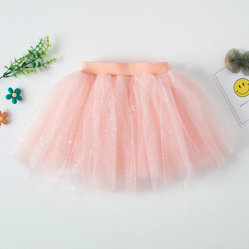

Новое поступление, Высококачественная 4-слойная яркая детская балетная юбка из тюля для девочек