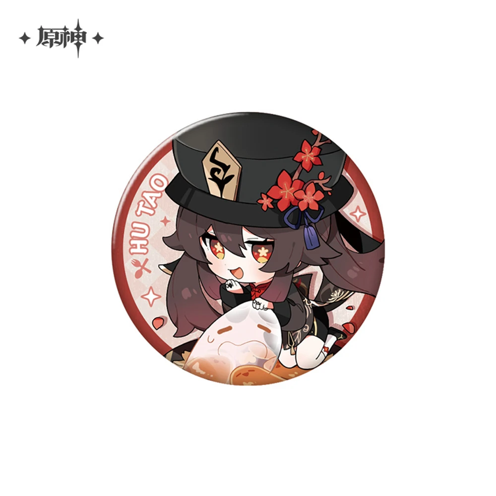 Anime Ornament Genshin Impact Cosplay Badge Pin